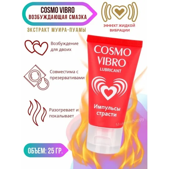 ЛЮБРИКАНТ "COSMO VIBRO" для женщин 25г