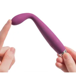 Coco Violet Гибкий тонкий вибростимулятор фиолетовый с гладкой поверхностью