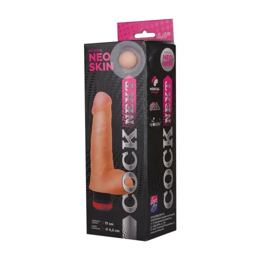 ВИБРАТОР РЕАЛИСТИК " COCK NEXT" L 170 мм D 42 мм, киберкожа