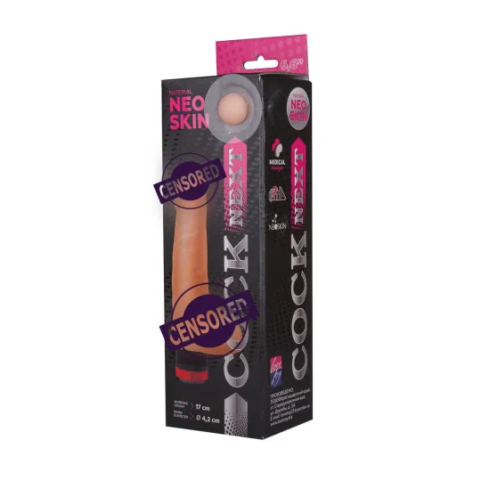 ВИБРАТОР РЕАЛИСТИК " COCK NEXT" L 170 мм D 42 мм, киберкожа