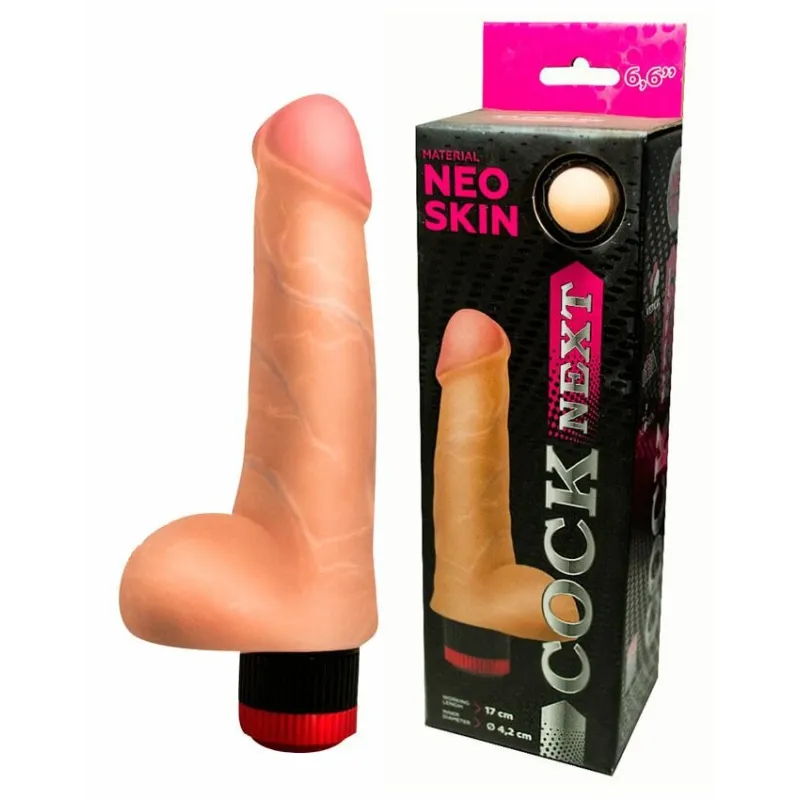 ВИБРАТОР РЕАЛИСТИК " COCK NEXT" L 170 мм D 42 мм, киберкожа