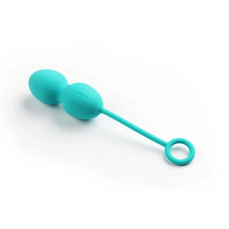 Nova Ball Зеленый Вагинальные шарики со смещенным центром тяжести