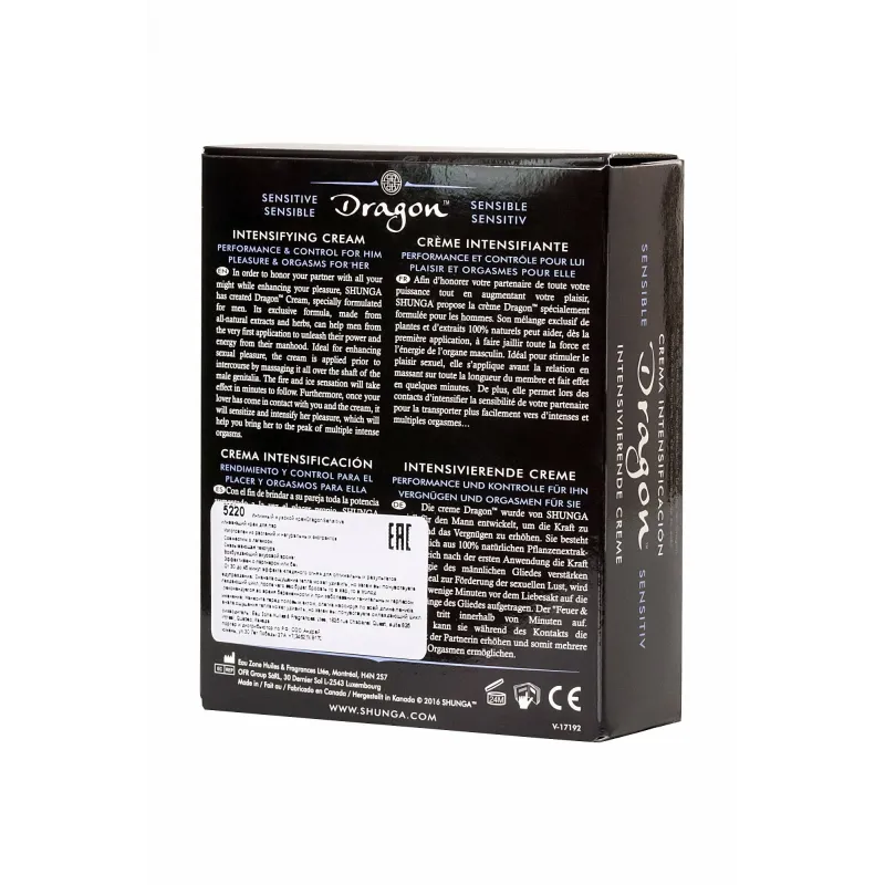 Интимный мужской крем Дракон 60 МЛ