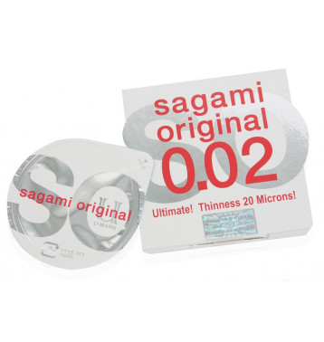 Презервативы SAGAMI Original 002 полиуретановые 1шт.