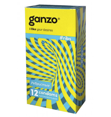 Презервативы Ganzo Ribs N12
