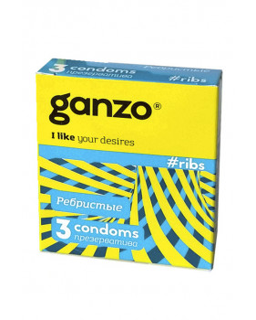 Презервативы Ganzo Ribs N3