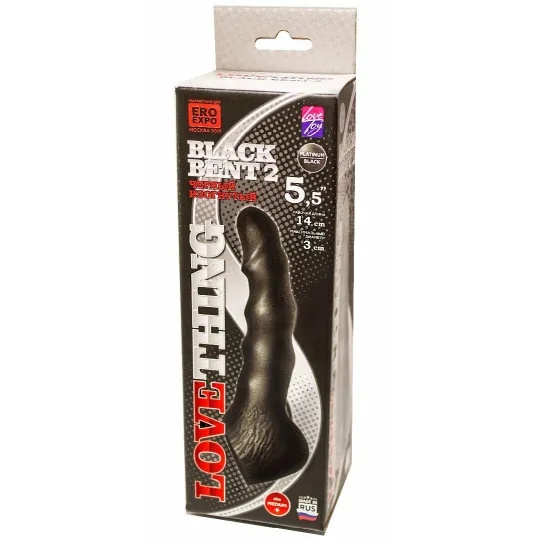 ВТУЛКА АНАЛЬНАЯ В КОРОБКЕ "BLACK BENT 2" L 140 мм, D 30 мм цвет чёрный