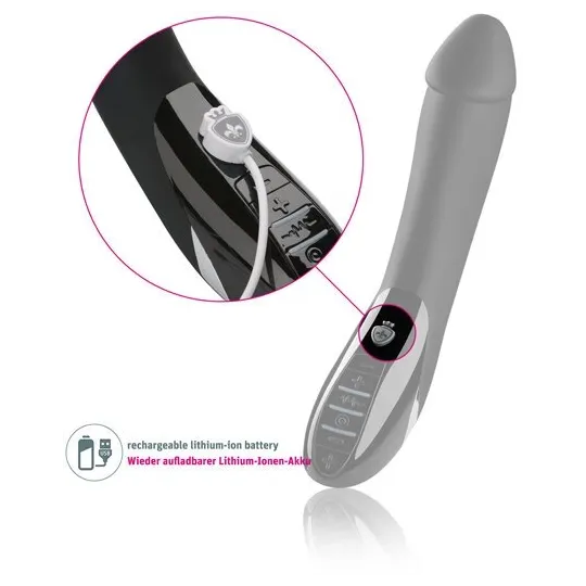 MYSTIM Вибратор с электростимуляцией Tickling Truman черный