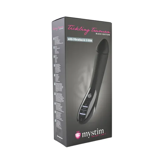MYSTIM Вибратор с электростимуляцией Tickling Truman черный