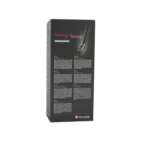 MYSTIM Вибратор с электростимуляцией Tickling Truman черный