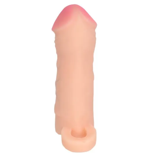 Насадка на фаллос с кольцом "COCK NEXT" КИБЕРКОЖА L 150мм D 30мм