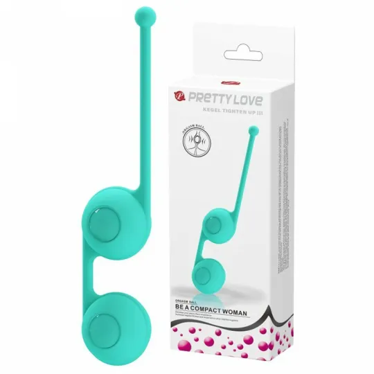 PrettyLove Kegel Tighten Up III, вагинальные шарики на сцепке
