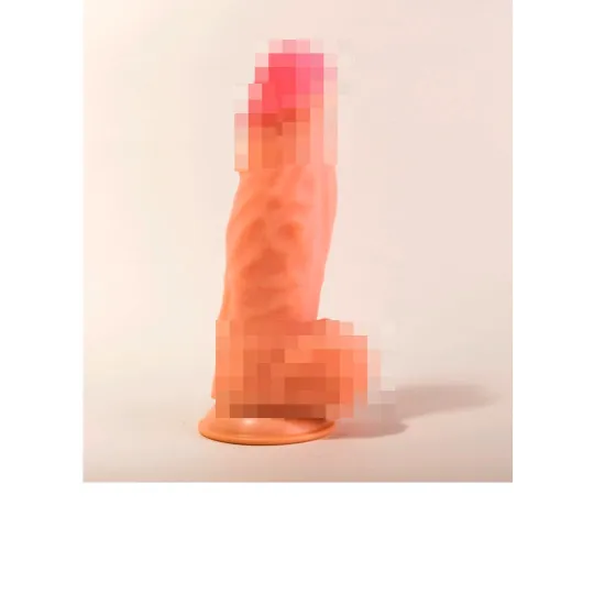 Вибромассажёр-реалистик киберскин-ГИГАНТ на присоске