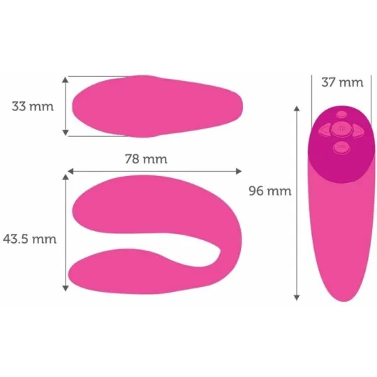 WE-VIBE Chorus Вибратор для пар фиолетовый