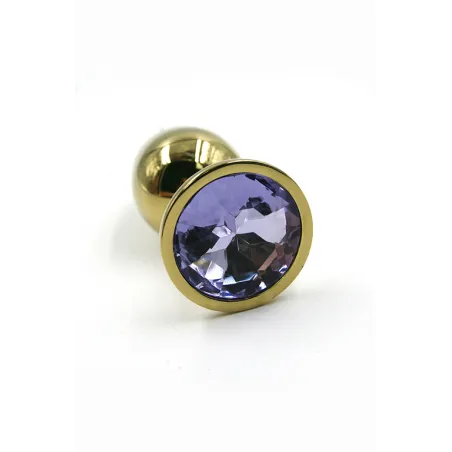 Анальная пробка из аллюминия light purple