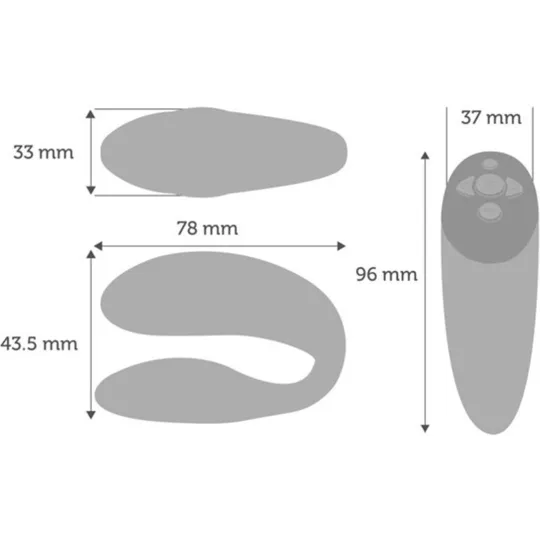 WE-VIBE Chorus Вибратор для пар фиолетовый