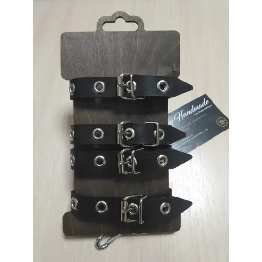 Наручники однослойные из двух ремешков