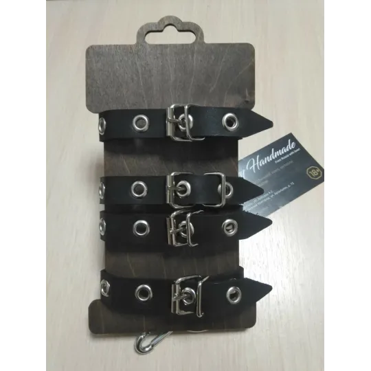 Наручники однослойные из двух ремешков