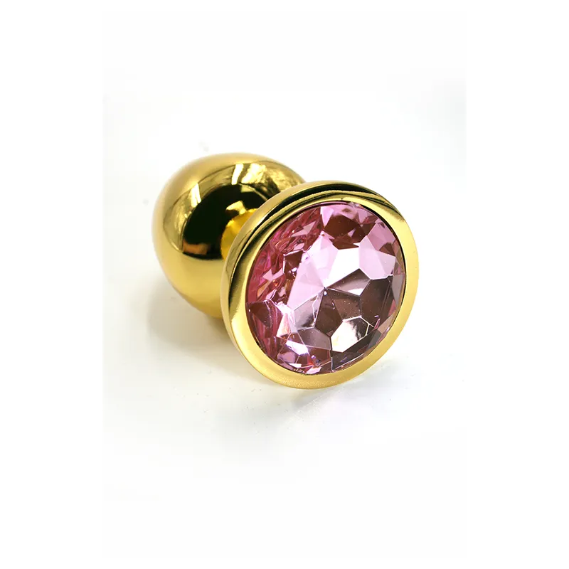 Анальная пробка из аллюминия light pink