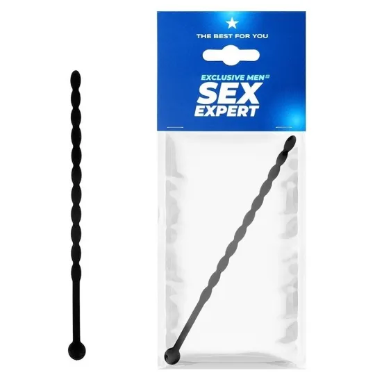 СТИМУЛЯТОР УРЕТРАЛЬНЫЙ L 155 мм D 6 мм, цвет чёрный