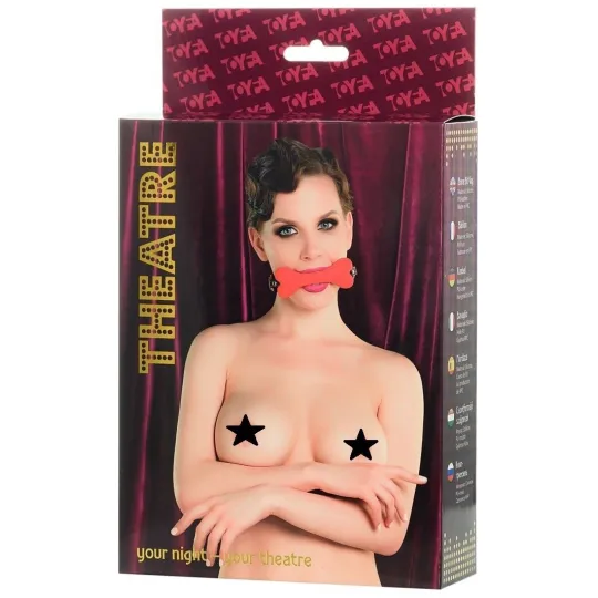 КЛЯП-ТРЕНЗЕЛЬ TOYFA THEATRE ,В ВИДЕ КОСТОЧКИ ,КРАСНЫЙ