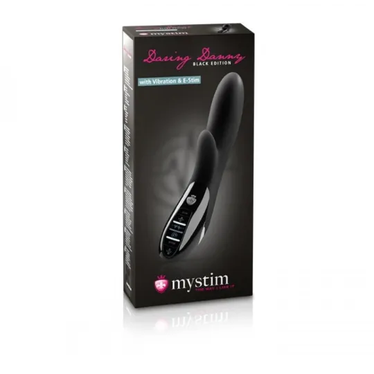 Вибромассажер c электростимуляцией Daring Danny - Black Edition , черный