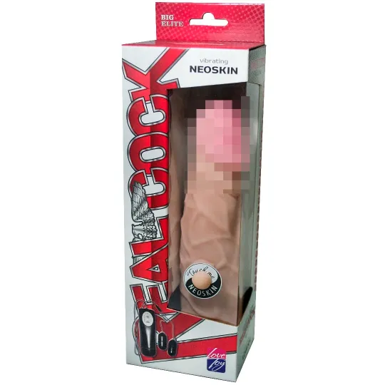 Вибромассажёр-реалистик киберскин-ГИГАНТ на присоске