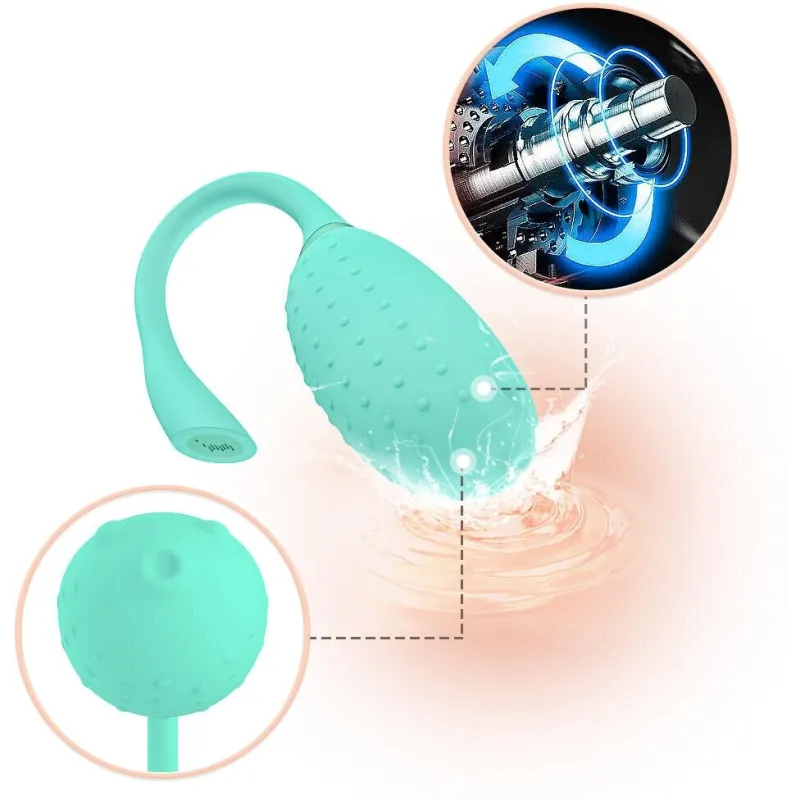 Вибромассажер MAGIC FUGU,  мятный