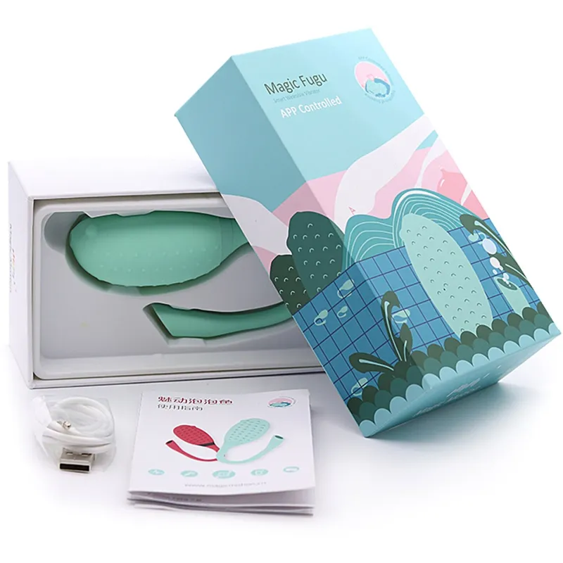 Вибромассажер MAGIC FUGU,  мятный