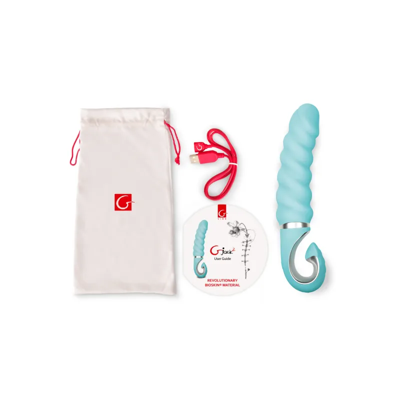 Анатомический витой вибратор Gvibe Gjack 2 22 см FT10301