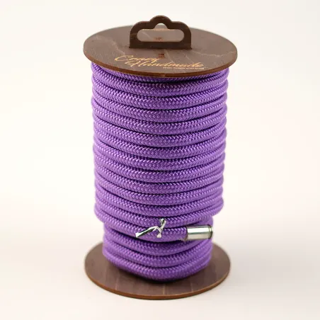 Нейлоновая веревка для шибари , 10 м. Фиолетовая.
