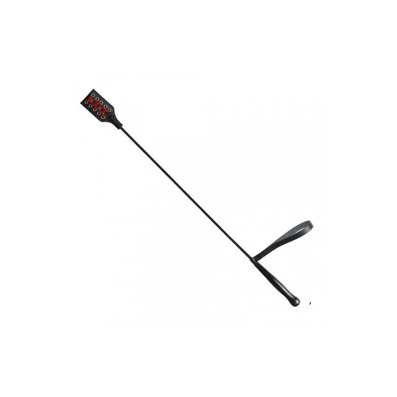 Стек с окончанием хлопушкой из кожи