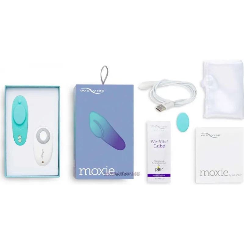 Вибромассажер для стимуляции клитора в трусики Moxie