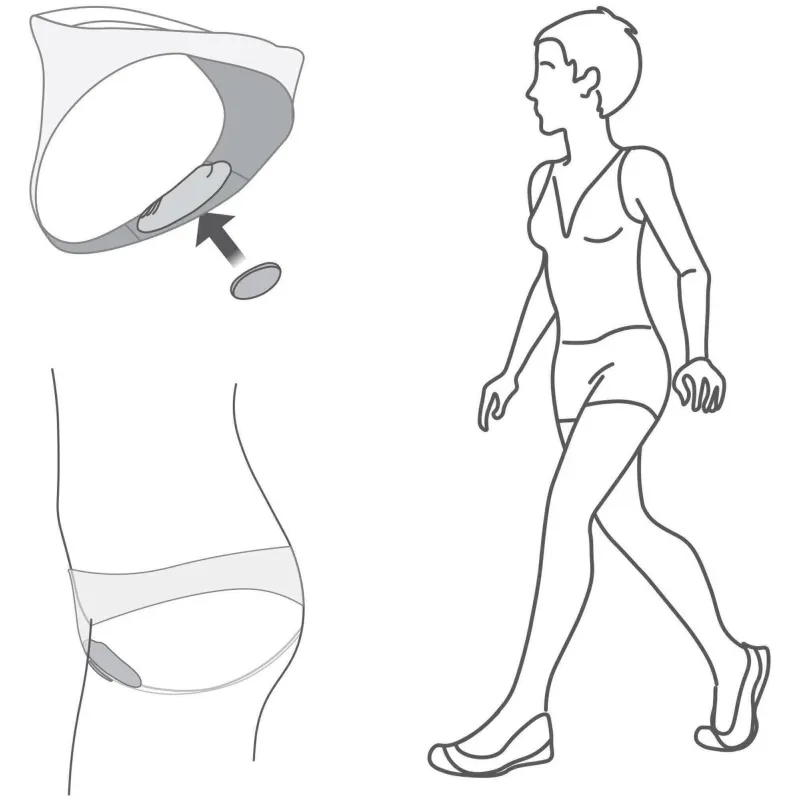 Вибромассажер для стимуляции клитора в трусики Moxie