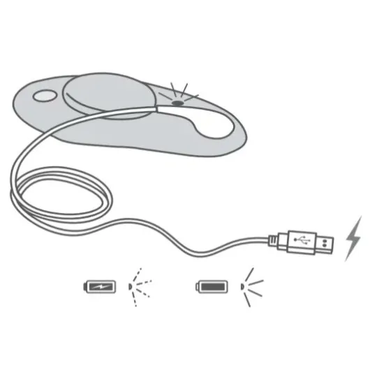 Вибромассажер для стимуляции клитора в трусики Moxie