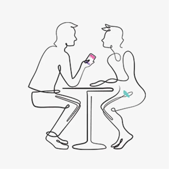 Вибромассажер для стимуляции клитора в трусики Moxie