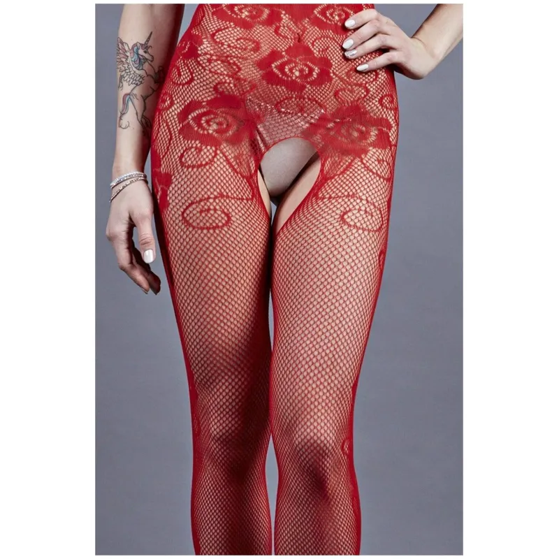 Боди-комбинезон красный c рукавом (Impulse)