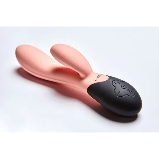 Нагреваемый вибратор Perseus, цвет персиковый