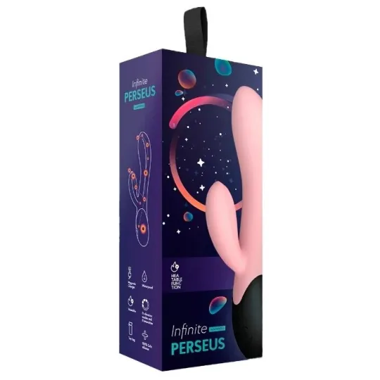 Нагреваемый вибратор Perseus, цвет персиковый