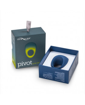 Супер-эластичное эрекционное вибро-кольцо с клиторальным стимулятором Pivot by We-Vibe