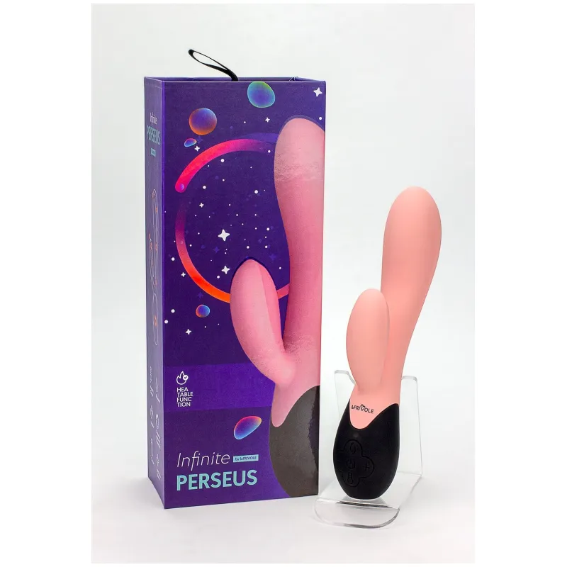 Нагреваемый вибратор Perseus, цвет персиковый