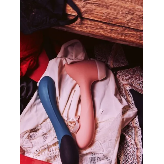 Нагреваемый G вибратор Lynx, цвет морская волна