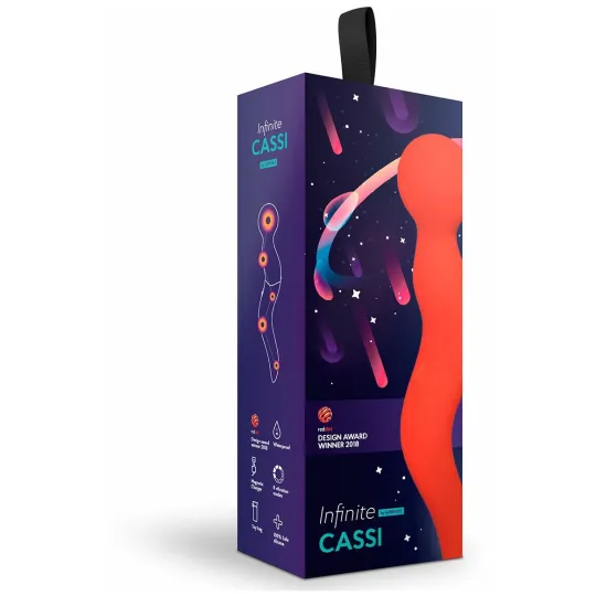 Wand массажер Cassi, цвет алый