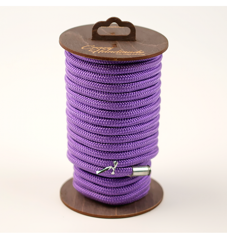 Нейлоновая веревка для шибари , 10 м. Фиолетовая.