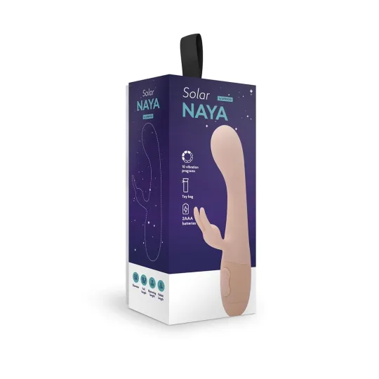 Вибратор кролик Naya, цвет персиковый