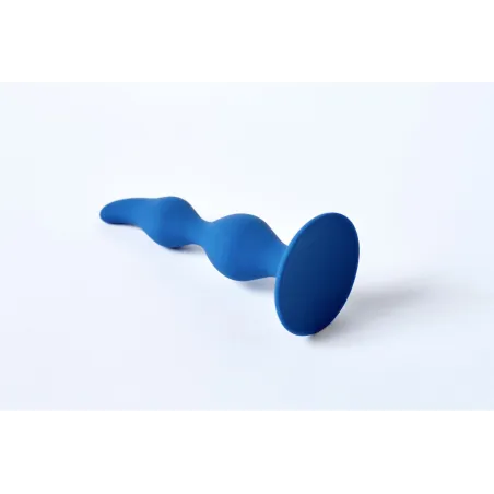 Анальная пробка Vesta, силикон, цвет кобальт