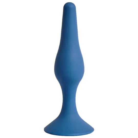 Анальная пробка Gravity, силикон, цвет кобальт