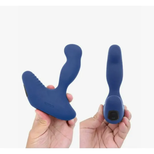 NEXUS REVO синий Вибромассажер простаты с вращающейся головкой обновленный