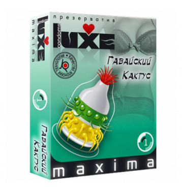 Luxe MAXIMA Презерватив Гавайский кактус 1шт.