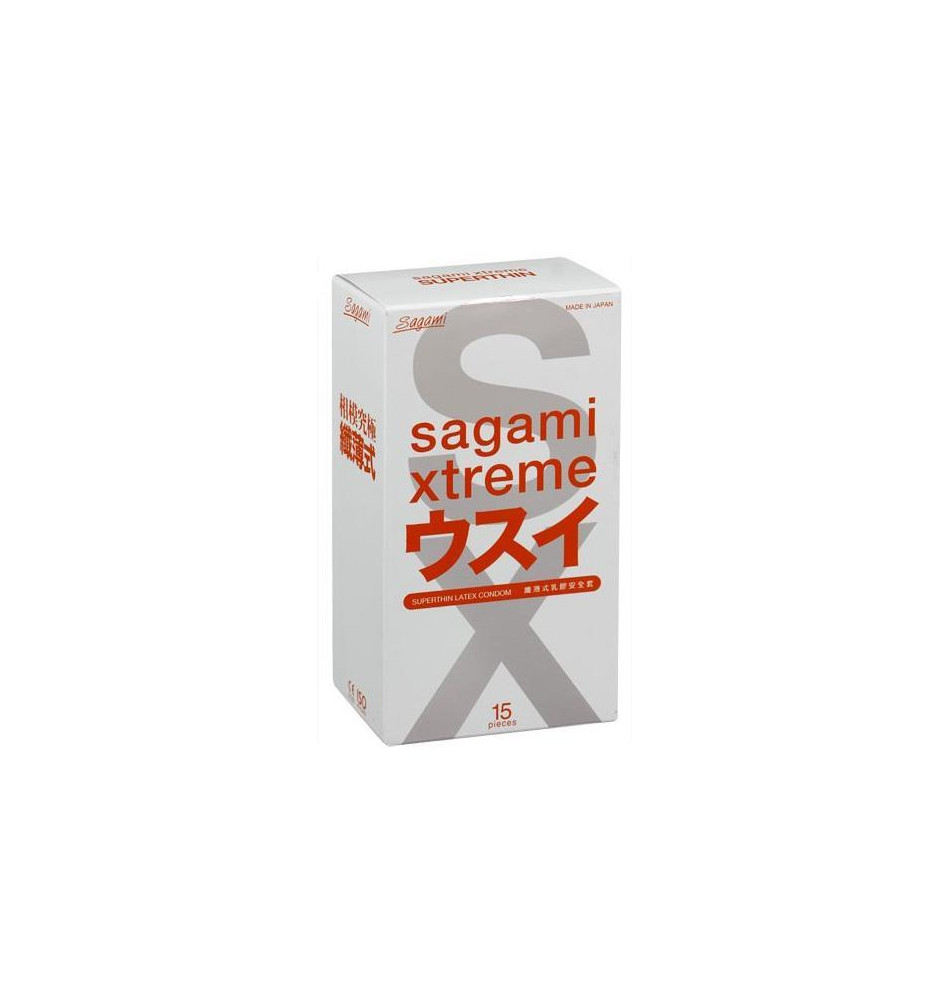 Презервативы SAGAMI Xtreme 0.04 мм ультратонкие 15 шт.